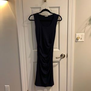 Navy maternity dress in xs